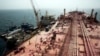 FILE - Technical vessels are seen by the decrepit 'Safer' tanker, June 12, 2023, off the coast of Yemen. 