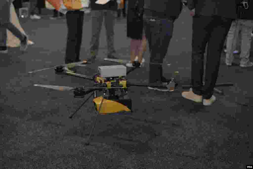 Las últimas novedades del escáner láser de 100&deg; del Voyager, de la marca Yellowscan, fue presentado en la feria CES celebrada en Las Vegas (Nevada), EEUU [Foto: Alex Segura/Gina Solórzano]