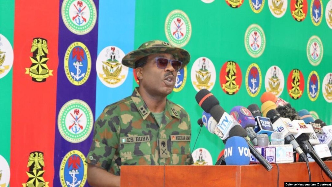  Daraktan Yada Labaran Ma'aikatar Tsaron, Manjo Janar Edward Buba