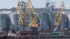 FILE - A view of the grain terminal in the seaport at Odesa, Ukraine, Aug. 19, 2022.