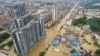 廣東近日持續暴雨多地洪災提早到來