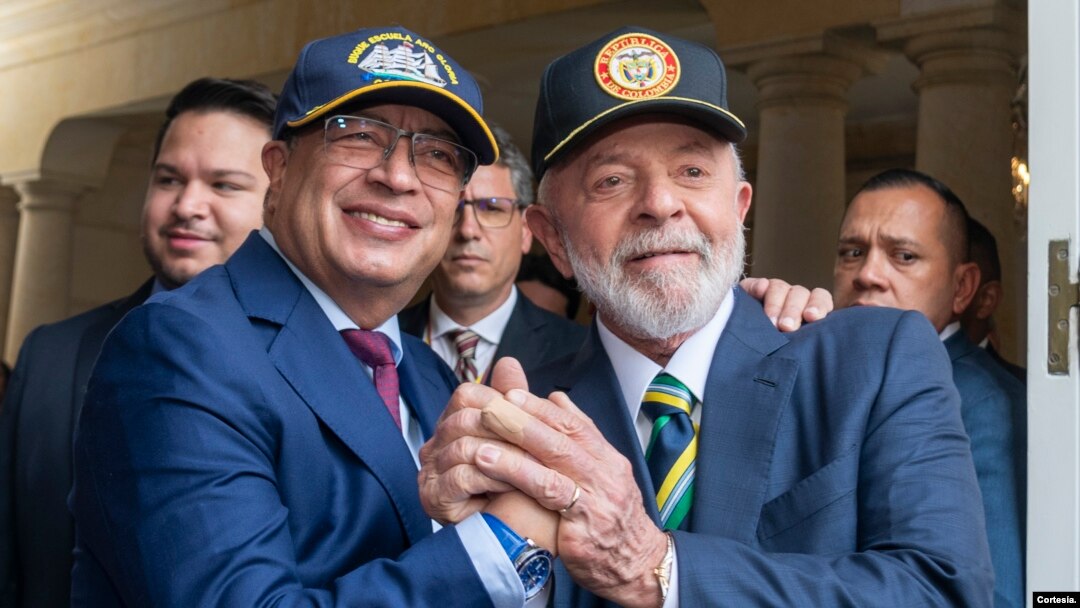 Visita oficial del presidente de Brasil, Luiz Inácio Lula da Silva, a Colombia, donde se reunió con su homólogo colombiano, Gustavo Petro. [Foto: Presidencia de Colombia]