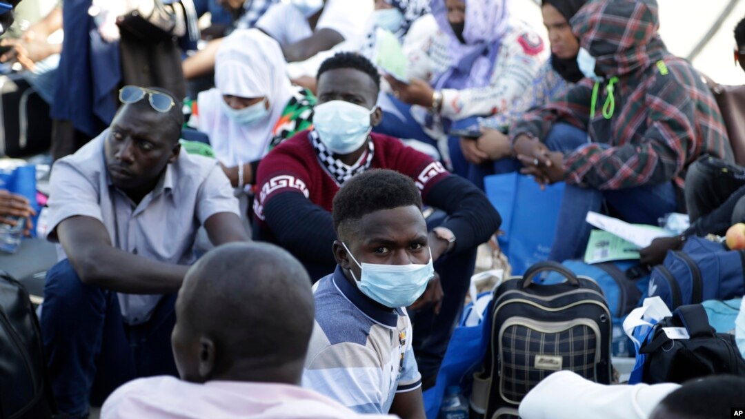 Wasu 'yan Najeriya da suka makale a Libya