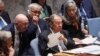 Russian Foreign Minister Sergey Lavrov attends a meeting of the United Nations Security Council on "effective multilateralism through the defense of the principles of the U.N. Charter," at the U.N. headquarters in New York, April 24, 2023. 