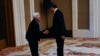 美國財政部長珍妮特·耶倫（Janet Yellen）2023年7月8日在北京與中國國務院副總理何立峰會面。（媒體聯訪照片）