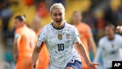 Lindsey Horan mu gikombe cy'Isi cyo mu 2023.