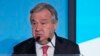 FILE - UN Secretary General Antonio Guterres addresses the assembly during the opening session of a three-day U.N. Food and Agriculture Agency's summit on food systems in Rome, July 24, 2023.