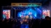 Artists perform on stage at the Sabaidee Fest Lao Hmong Thai Music& Culture Festival in Norco, CA, on March 18, 2023.