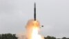 In this image released by North Korea's Korean Central News Agency on July 13, 2023, the Hwasong-18 intercontinental ballistic missile is launched from an undisclosed location in North Korea. (KCNA via Reuters)