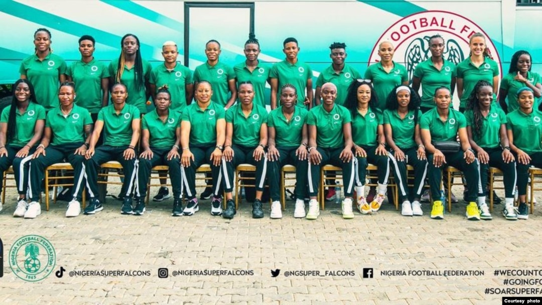 'Yan wasan Super Falcons (Facebook/NFF)