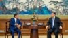 中國國家主席習近平2023年7月17日在北京會見菲律賓前總統杜特爾特（Rodrigo Duterte）（美聯社）