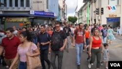 ARCHIVO - Costa Rica alberga unos 200.000 refugiados, la mayoría nicaragüense, según cifras del gobierno. [Foto Houston Castillo, VOA]