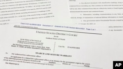 Read the FBI search warrant for former President Donald Trump's Mar-a-Lago estate