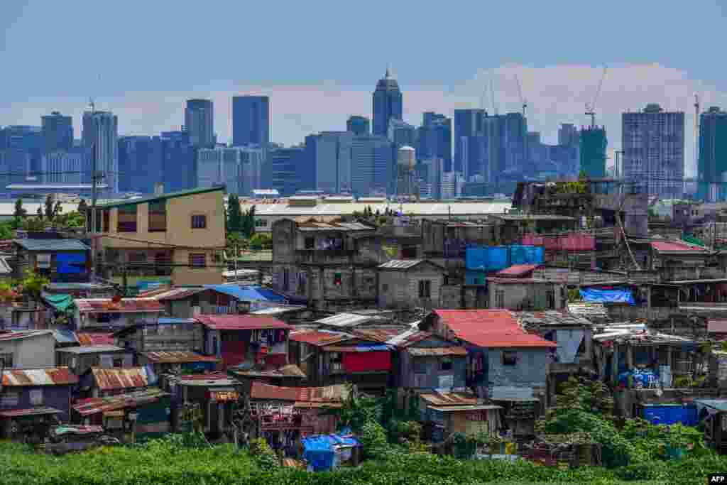 A general view shows residential and commercial buildings in Manila, Philippines.