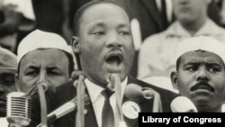 In 1963, Martin Luther King Jr. gave his landmark “I Have a Dream Speech” at the Lincoln Memorial during the March for Jobs and Freedom.