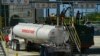 FILE - A gas distribution truck fills up at the Varreux Terminal in Port-au-Prince, Haiti, Nov. 12, 2021. The terminal, Haiti’s main entry point for fuel, has been blocked by armed gangs since mid-September 2022, causing widespread fuel shortages.