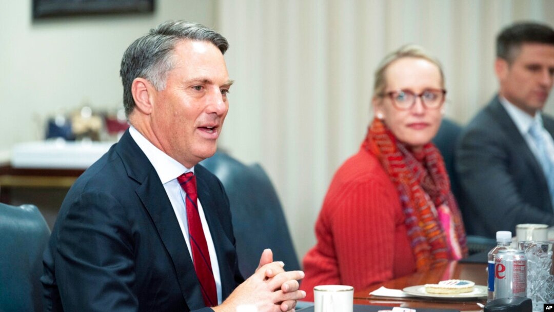 Australian Deputy Prime Minister and Minister of Defense Richard Marles meets with Secretary of Defense Lloyd Austin at the Pentagon on Feb. 3, 2023, in Washington. 