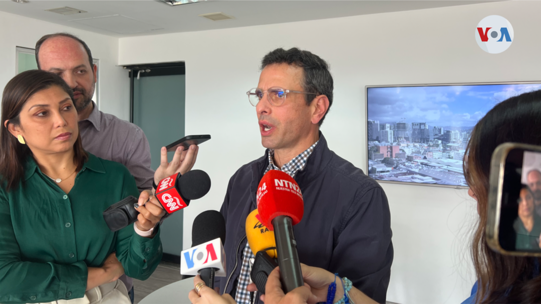 El excandidato presidencial venezolano Henrique Capriles opina sobre las primarias presidenciales opositoras. 