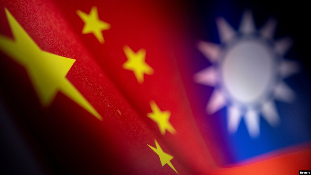 中國與台灣的旗幟