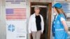 FILE - Cindy McCain, U.S. ambassador to the U.N. Agencies in Rome, visits the Kakuma refugee camp in Turkana county, Kenya, March 17, 2022. McCain has been named executive director of the U.N.'s World Food Program. 