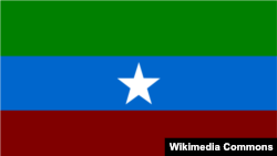 ኦብነግ “የኦጋዴን ብሔራዊ ባንዲራ” የሚለው ባንዲራ /ፎቶ - ከዊኪፔድያ የኢንተርኔት ኢንሳይክሎፔድያ የተገኘ/
