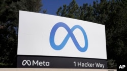 Logo ya Meta ambayo ni kampuni mama ya Facebook