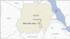 Map showing location of White Nile state, Sudan.