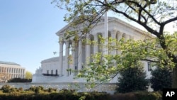 La Corte Suprema de EE.UU. en Washington, D.C.,, vista el 6 de abril de 2020.
