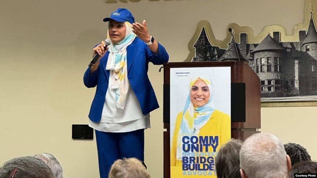 Reshma Xon saylovchilar bilan uchrashuvda, Nyu-Jersi, 27-iyun, 2024