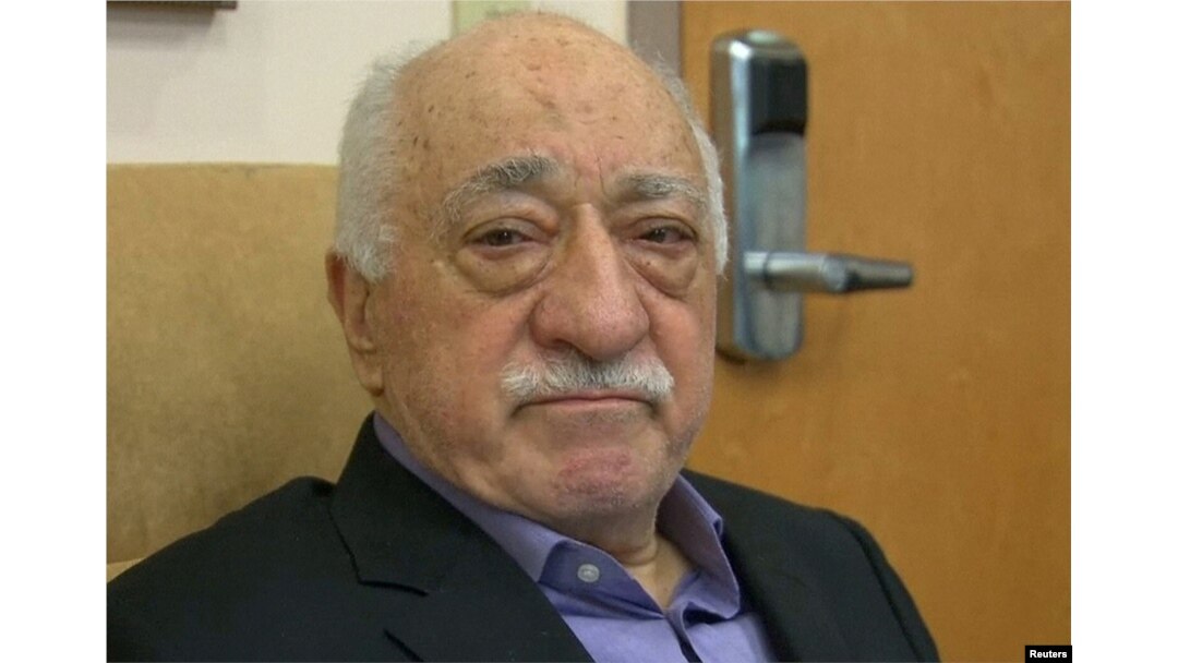 US-based cleric Fethullah Gulen, whose followers Turkey blames for a failed coup, is shown in still image taken from video, as he speaks to journalists at his home in Saylorsburg, Pennsylvania, July 16, 2016.