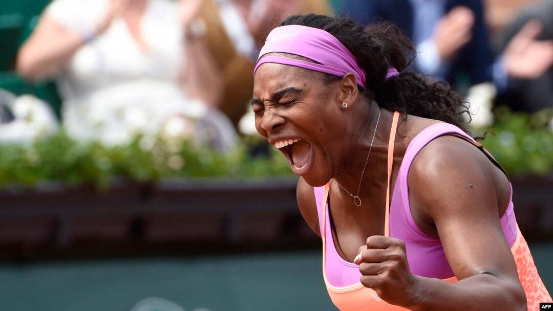 TOPSHOTSUS player Serena Williams celebrates after winning her match. AFP PHO
