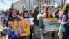 FILE - Demonstrators rally in support of Deferred Action for Childhood Arrivals (DACA) outside the Capitol, in Washington, Jan 21, 2018.