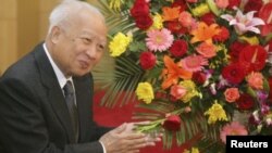 柬埔寨前國王西哈努克(資料照)