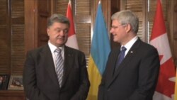 Poroshenko llega a Canadá