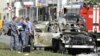 На месте покушения на муфтия республики Ильдуса Фаизова. Казань, Татарстан