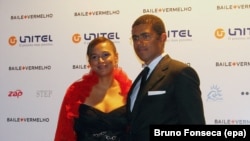 Isabel dos Santos com o marido Sindika Dokolo