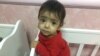 This baby, pictured Dec. 24, 2017, was found with six broken ribs from the battle for Mosul.