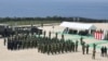 日本自衛隊在沖繩縣與那國島設立的軍事基地。 （路透社資料圖）