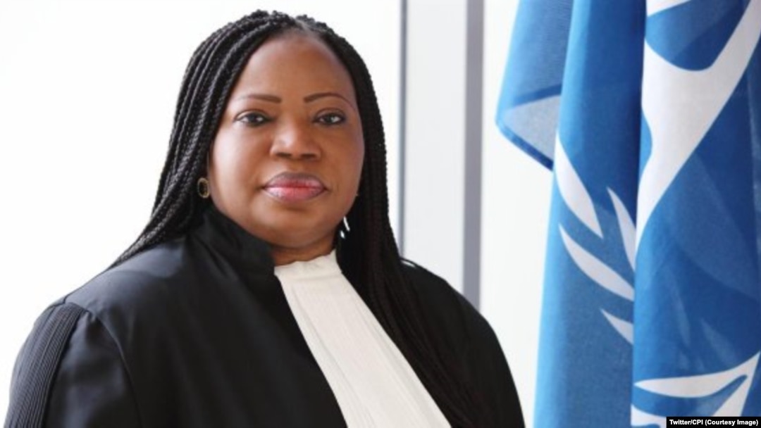 Procureure ya Cour pénale internationale (CPI) Fatou Bensouda na La Haye, 8 avril 2018. (Twitter/CPI)