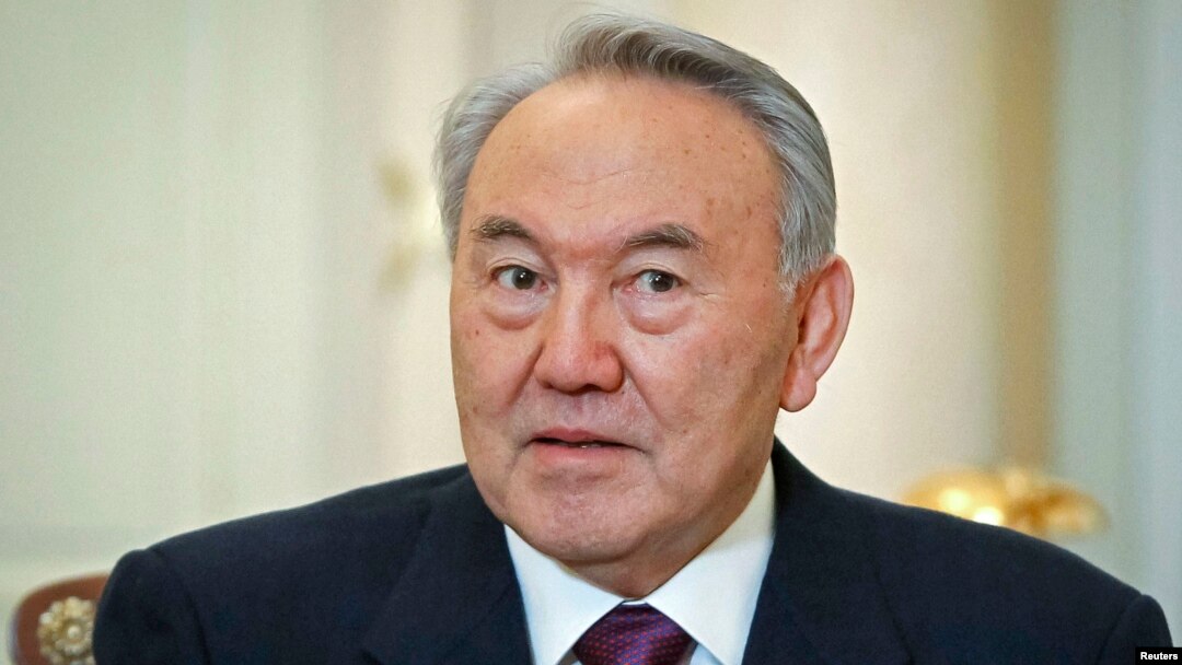 FILE - Kazakhstan's President Nursultan Nazarbayev