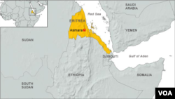 የኤርትራ ካርታ