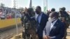 Paul Kagame, Presidente do Ruanda (esq), e Filipe Nyusi, Presidente de Moçambique (dir), em Pemba, 25 de Setembro de 2021