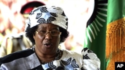 Malawi's President Joyce Banda (file photo) 