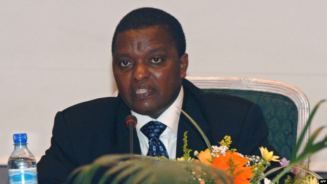 Azarias Ruberwa, vice-président ya kala ya RDC, na Kinshasa, 2006. (Photo ezaka date/AFP)