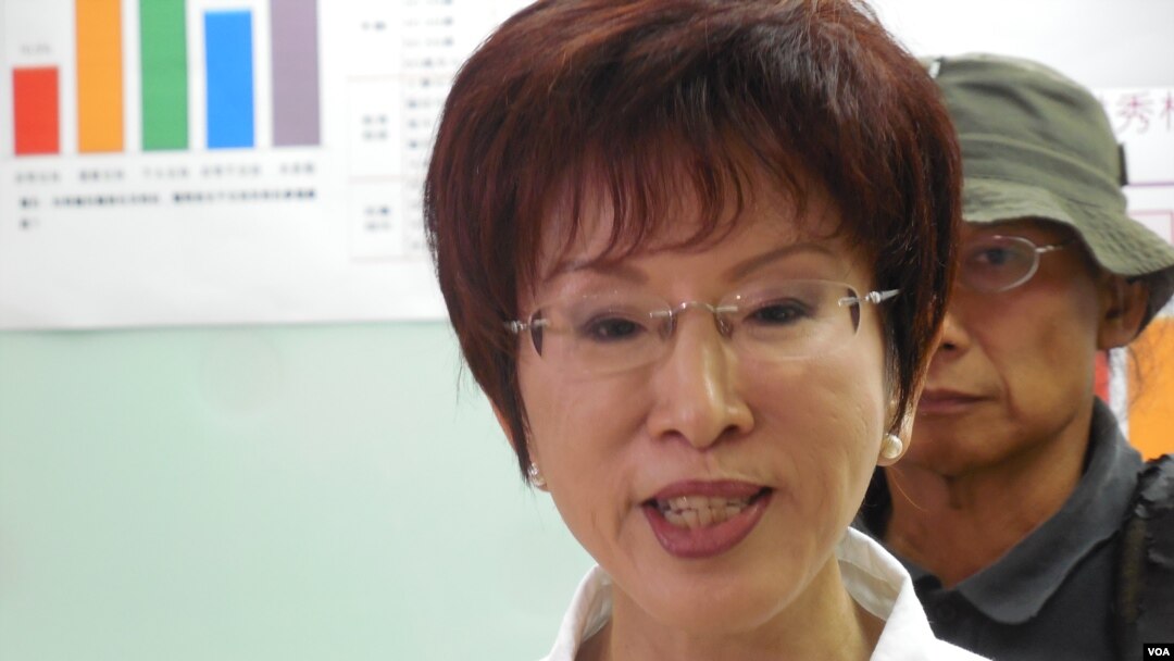 台灣立法院副院長洪秀柱(美國之音趙婉成拍攝)