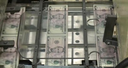 US Money Factory Prints Distinctive Dollars
