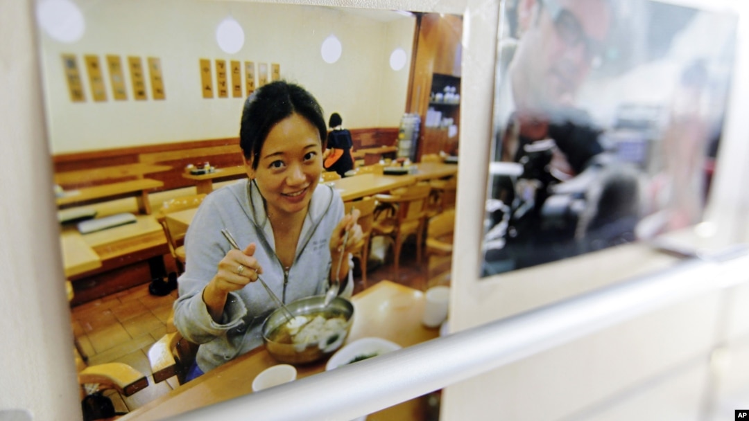A picture of Al-Jazeera correspondent Melissa Chan is seen at their China bureau office, in Beijing May 8, 2012.