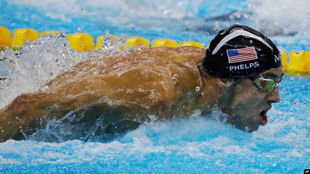 FILE - United States' Michael Phelps competes in the men's 4 x 100-meter medley relay final during the swimming competitions at the 2016 Summer Olympics, Aug. 13, 2016, in Rio de Janeiro, Brazil.