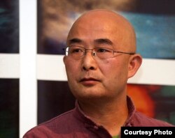 中國異議作家廖亦武在德國。(2010年10月11日)