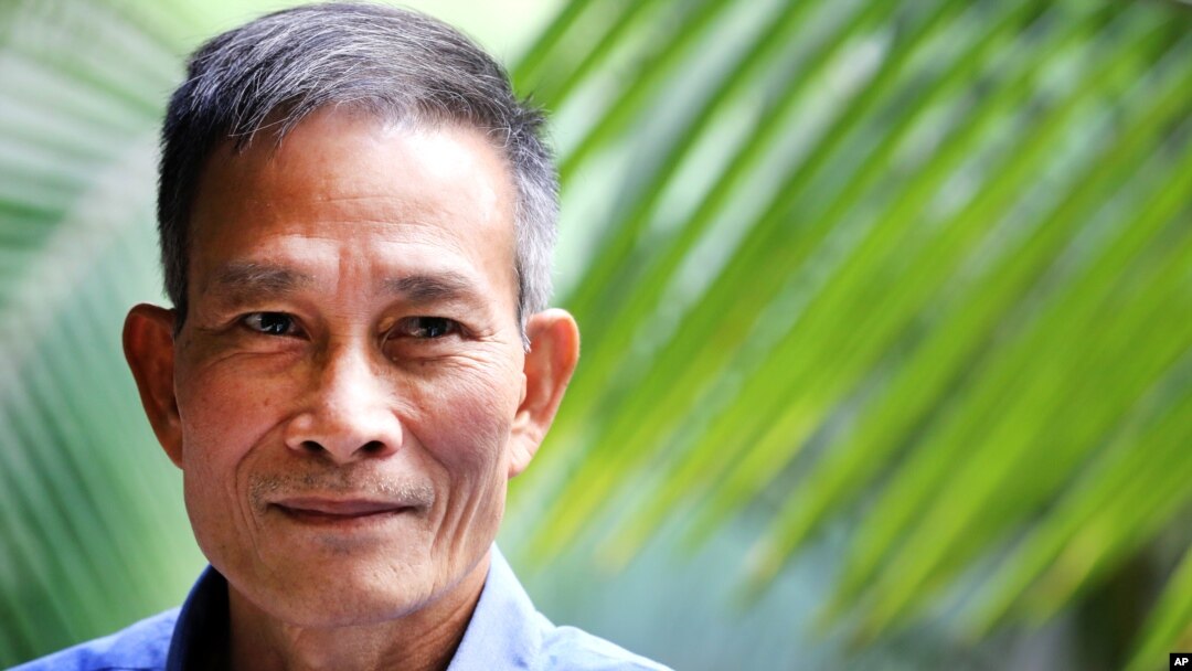 FILE - Vietnamese blogger Nguyen Van Hai, pictured in October 2014, says it's time "for everyone to sit down to find ways to restore" his country, but "everyone must have a voice in the process." 